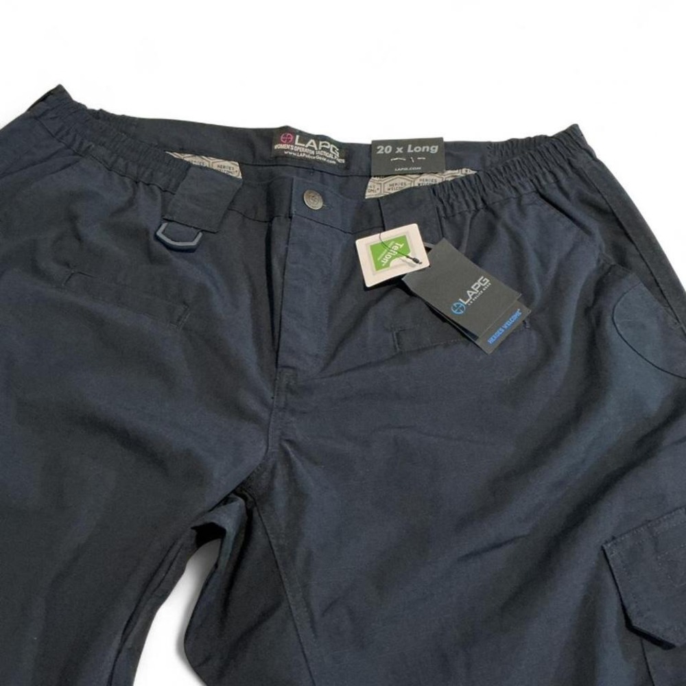 LAPG Tactical Pants‎ Women 20 Long Navy NEW Operator Cargo WB1003